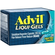 Liqui-Gels 20s Size 20s Advil Ibuprofen Pain Relief Liquid Filled Capsules 20ct