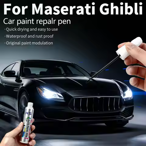 For Maserati Ghibli Car Paint Repair Pen Paint Scratch Repair Accessories Bianco Black Blu Emozione 