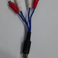 Kabel Audio 5 Pin Male To Rca 4 Female Terlaris|Best Seller