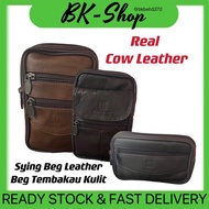 Beg Tembakau Kulit || Leather Syiling Bag || Boleh dijadikan beg pinggang dgn guna tali pinggang👍 Re