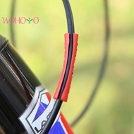 2pcs/pack Bicycle Sleeve Plastic Cable Protector for Pipe Line Brake Shift Ultralight MTB Frame Protective Cable Guides Cover [wohoyo.sg]