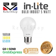 Inlite INB007 LED Bulb 5W White / Yellow - In-Lite 5 W 5Watt 5 Watt