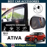 Perodua ATIVA Strong Magnetic Sunshade [4 pcs]