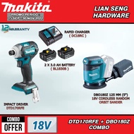 MAKITA DTD170RFE + DBO180Z COMBO