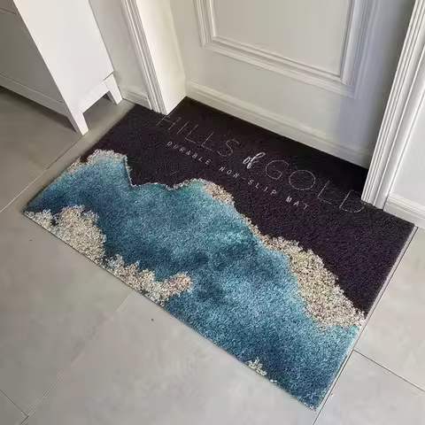 Door mats Door mats Silk ring foot mats Internet celebrities Door carpet Home foyer Door mats can be
