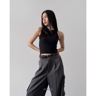 ECINOS - Racer Tank (Cropped) | Women's Tops | Women's T-shirts | Tank Top