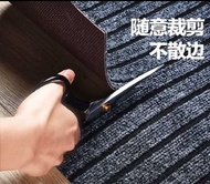 「屯馬綫」深灰黑色直條紋吸油吸水吸塵防滑地墊地氈