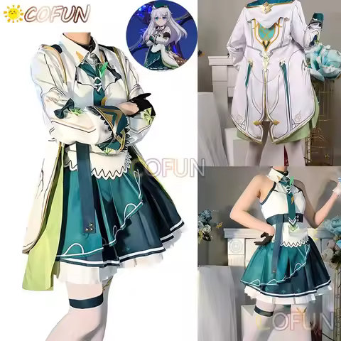 COFUN [Customized] Game Honkai Impact 3rd Theresa Apocalypse Cosplay Halloween Anime Outfits Costume