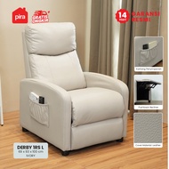 PIRA -  DERBY 1 RS Sofa / Sofa Recliner / Push Back Recliner Sofa 1 Seater