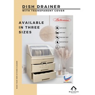 Betterware Dish Drainer with Cover (2 tier, 3 tier, 4 tier) High Quality Kitchen Organizer/ Dish Rac