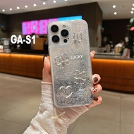 Phone Case Glitter Silver Coquette for Samsung | Custom Softcase All Types | Custom Case Request hp