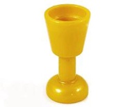 【樂高大補帖】LEGO 樂高 珍珠金色 高腳杯 杯子 酒杯 紅酒杯 手持物 配件【4505990/2343】MU-1