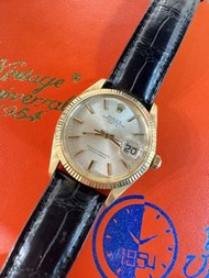 🌈🌈新返貨啦🌈🌈💛💛Vintage Rolex Date 1503💛💛14K黃金款式💛💛🩶🩶原裝銀色面🩶🩶34mm 淨頭 🤍🤍狀態一流👍🏻👍🏻BW2905(旺角洗衣街店）