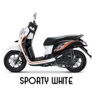 61100-K93-N00ZM Slebor Spakbor Depan Scoopy eSP K93 Sporty White Putih