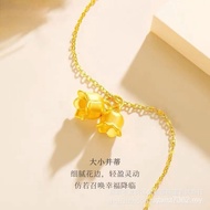 Trendy Pendant Hard 999 Pure Gold Pure Gold Bell Golden Kingdom Gold Jewelry Gold Lily of the Valley