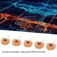 haapeury Fafeicy 20Pcs Toroid Inductor Wire  Core Inductors Copper Coil for PCB Circuit Board 100UH 