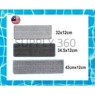 32cm / 34.5cm / 42cm Replacement Microfiber Mop Head Refill Pad/ Penggantian Pad Kepala Microfiber M