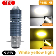 SEAMETAL Lampu Led Motor Super Terang H6 M5 P15D Bohlam Lampu Depan Sepeda Motor LED Canbus 12V Bohl