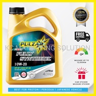 PULZAR Fully Synthetic Engine Oil SAE 0W20 API SP ILSAC GF-6A 4L (Minyak Enjin)