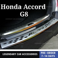 Honda Accord G8 (2007-2013) Rear Guard Bumper Protector Stainless Steel Rear Bumper Cover Legendary Car Accessories