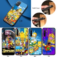 PJ86 Simpsons Soft Case for OPPO Reno 5 5F 5K Find X3 F1 R9 R9S Pro Lite Plus