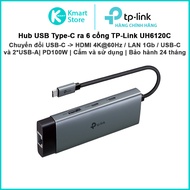 TP-Link UH6120C 6-port USB Type-C Hub | HDMI 60Hz / Lan 1Gb / USB-C / USB-A / PD 100W |