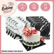 cake board marble thick cake board papan kek terbal 12mm cake board marble cake drum premium quality