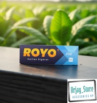 Kertas Papir Royo Biru Tipis Transparan Sudah Dilengkapi Lem dan Mudah Digunakan / Dilinting.