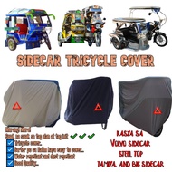▦✹◇MOTOR COVER SIDECAR TRICYCLE COVER CUSTOMIZED PURE MICROFIBER FABRIC (2TONE) HIGHQUALITY | COD