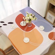 STYLE G 時代家居 北歐風牛津布防水餐桌布 535g  174 x 136cm  復刻圓石  1個