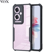 Acrylic Transparent Armor Shockproof Phone Case For OPPO Reno 14 13 12 11 11F 10 8 8T 8Z 7 7Z 6 6Z 5