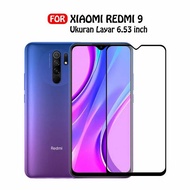 LAYAR Redmi 9 Tempered Glass 9D Glass Full ScreenBENING