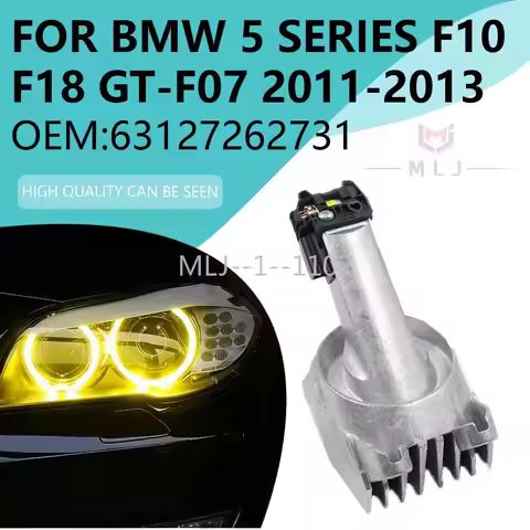 OEM 63127262731 Daytime Running light DRL LED Module Yellow Angel Eye For BMW 5 Series F10 F18 GT-F0