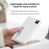 66W Super Fast Charging Large Capacity Power Bank 20000mAh 2.6cm Thick Portable Mobile Power Bank