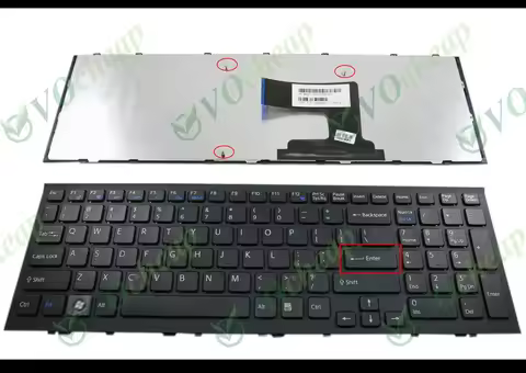 New US Laptop Keyboard for Sony Vaio VPC-EL VPCEL VPC EL PCG-71C11L PCG-71C12L Black - V116630A 1489