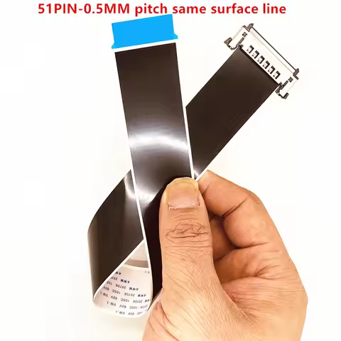 51Pin I-PEX 4K LVDS TV Ribbon Cable AWM 20861 20706 105C 60V VW-1 4K V-by-One 51P FFC Connecting wir