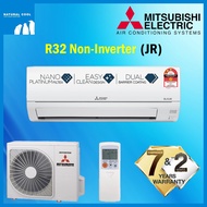 Mitsubishi Aircond R32 Standard Non-Inverter 1.0hp/ 1.5hp/ 2hp