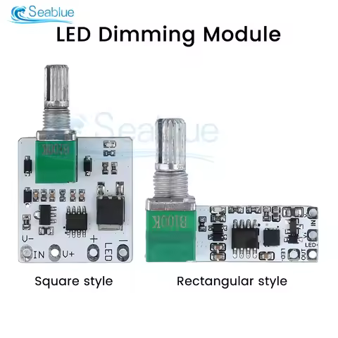 DC6-24V LED Mini Dimmer Constant Voltage Light Bar Microscope Live Fill Light Small Desk Lamp Knob P