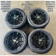 USED RIM BBS 15 INCH WITH TYRE 185/55/15 FOR MYVI ALZA WIRA VIOS YARIS HATCHBACK JAZZ CITY