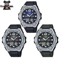 Original CASIO General MWQ-100-1A / MWQ-100-2A / MWQ-100-3A / MWQ100 Analog-Digital Resin Strap Men 