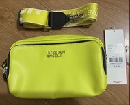 Stretch Angels Neon Green Crossbody Bag