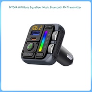 MT04A Car Mp3 Player U Disk Lossless HIFI Bass Equalizer Music Bluetooth FM Transmitter