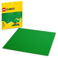 LEGO Classic Green Baseplate, Creative Toy for Back to School, Square 32x32 Stud Foundation to Build