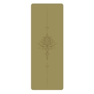 High Quality Pu Natural Rubber 5Mm Yoga Mat Non-Slip Widen Yoga Mat With Position Line Gym Fitness M