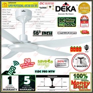 Deka Ceiling Fan F5DC White DC Motor Remote Control Ceiling Fan / Elmark Dolphin 52
