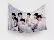 POSTER KAIN KPOP Bangtan Boys Poster Kain Tapestry Wall Decor Aesthetic Kpop Member Tapestry Fabr