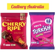 Cadbury Australia Fry's Turkish Delight Contents 12/Halal/Cadbury Cherry Ripe Contents 12 Packs /Cadbury Australia