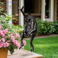 [Initiationdawn] Antique Brass Realistic Beetle Sculpture Dual Horned Beetle Figurine With Intricate