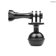 Aluminum Alloy Ball Tripod Head Mount with Long Bolt for GoPro Hero 7 6 5 for SJCAM Xiaomi Yi 4K EKE