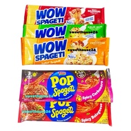 WOW and POP SPAGHETTI 3minit siap ready HALAL INSTANT NOODLE